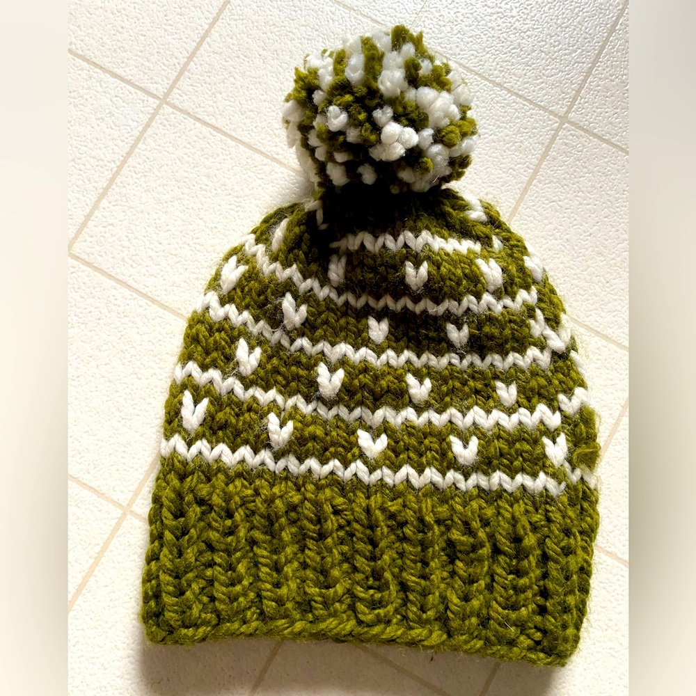 NWOT Green beanie